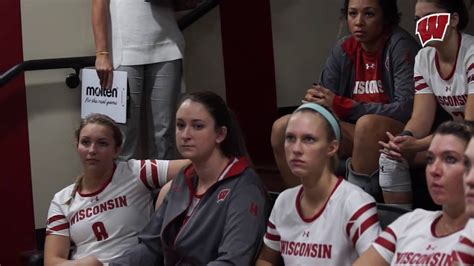 wisconsin volleyball locker room video